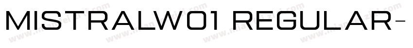 MistralW01 Regular字体转换